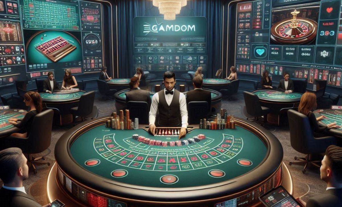 Enjoy real-time gaming excitement with Gamdom Live Casino tables